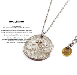 �A���v�W���p�� amp japan 13AA-101 Dime Necklace DiamondAMP JAPAN �R�C�� �l�b�N���X �R�C���l�b�N���X �����Y ���f�B�[�X