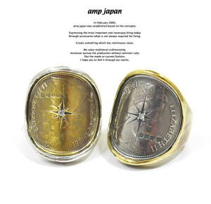 amp japan �A���v�W���p�� 15AO-250 Elizabeth Coin With Diamond RingAMP JAPAN Brass �^�J �R�C�� �����O �����Y ���f�B�[�X