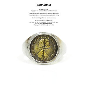 amp japan �A���v�W���p�� 16AO-245 Small Elizabeth Coin With Diamond RingAMP JAPAN Brass �^�J �R�C�� �_�C�� �����O �V���v�� �����Y ���f�B�[�X