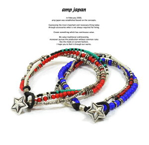�A���v�W���p�� amp japan 15AH-445 Hybrid Star Concho Layered Bracelet AMP JAPAN �X�^�[ �u���X���b�g �����Y ���f�B�[�X