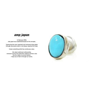 amp japan AvWp 16AC-500 Turquoise Oval PierceAMP JAPAN silver Vo[ ^[RCY sAX Y fB[X