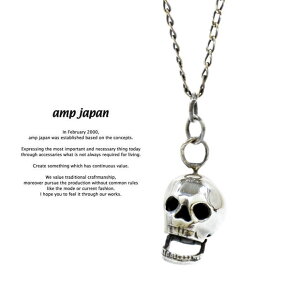 �A���v�W���p�� amp japan 9AH-253 Skull NecklaceAMP JAPAN �V���o�[ �X�J�� �l�b�N���X �����Y ���f�B�[�X