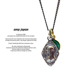 アンプジャパン amp japan 11AM-116 Lozenge Maria Necklace With Epoxy MedailleAMP JAPAN 真鍮 マリア ネックレス メンズ レディース