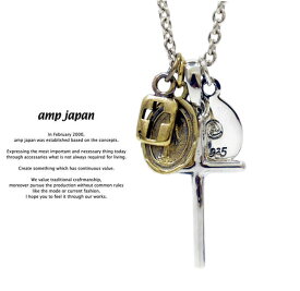 アンプジャパン amp japan 1AK-168 Cross with Brass Maria CrossAMP JAPAN シルバー 真鍮 クロス ネックレス メンズ レディース