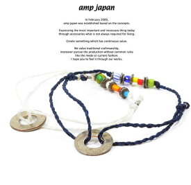amp japan　アンプジャパン 14ahk-421 10cent waxed cord ankletAMP JAPAN コイン ブレスレット メンズ レディース