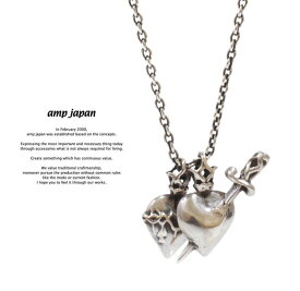 アンプジャパン amp japan 11AH-817 silver The sacred heart necklace AMP JAPAN ハート ネックレス メンズ レディース