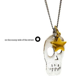 on the sunny side of the street110-208Skull NecklaceSilver/シルバー925Neclace/ネックレスハンドメイド/アンティークメンズ/レディース/アクセサリー