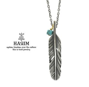 HARIM n HRP120 OX Feather Necklace /S yCENTERzSilver Vo[ tFU[ lbNX Y fB[X