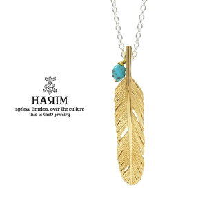 HARIM n HRP120 GP Feather Necklace /S yCENTERzSilver Vo[ K18 Gold S[h R[eBO tFU[ lbNX Y fB[X