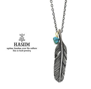 HARIM n HRP123 OX Feather Necklace /S yRIGHTzSilver Vo[ tFU[ lbNX Y fB[X