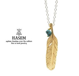HARIM ハリム HRP123 GP Feather Necklace /S 【RIGHT】Silver シルバー K18 Gold ゴールド コーティング フェザー ネックレス メンズ レディース