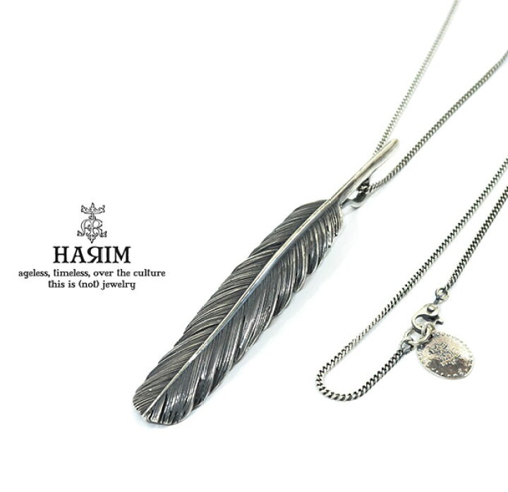 楽天市場】HARIM ハリム HRT001BK Feather Necklace /L 【CENTER 