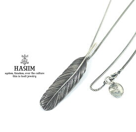 HARIM ハリム HRT006BK Feather Necklace /M 【RIGHT】Silver シルバー フェザー ネックレス メンズ レディース