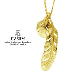 HARIM ハリム HRP080VG New Leef feather necklace ゴールド フェザー ネックレス