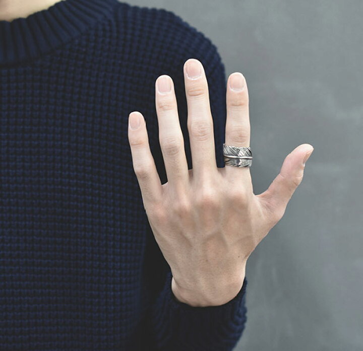 楽天市場】HARIM ハリム HRR036SV Feather Ring LSilver シルバー 