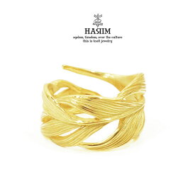 HARIM ハリム HRR015Gold Owl feather ringゴールド フェザー リング