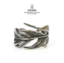 HARIM ハリム HRR015M Owl feather ringシルバー ミディアム フェザー リング