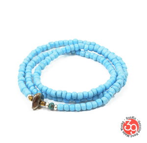 Sunku/39/TNLTD-018 Antique Beads Necklace & Bracelet Sax AeB[Nr[YuXbgNecklace/lbNXSilver925/Vo[/BRASS/^JAeB[N/^[RCY/TurquoiseANZT[