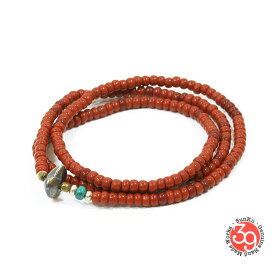Sunku/39/サンクLTD-020 Antique Beads Necklace & Bracelet Brown アンティークビーズブレスレットNecklace/ネックレスSilver925/シルバー/BRASS/真鍮アンティーク/ターコイズ/Turquoiseアクセサリー
