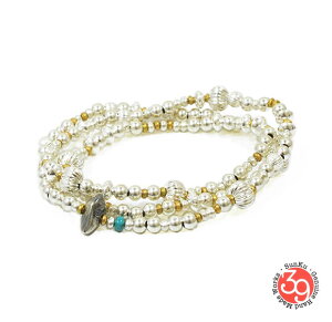 Sunku/39/TNSK-054 Mix Silver Beads Necklace & BraceletAeB[Nr[YuXbgNecklace/lbNXSilver925/Vo[/BRASS/^JAeB[N/^[RCY/TurquoiseANZT[