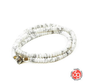 Sunku/39/TNSK-070 Howlite Beads Necklace & BraceletAeB[Nr[YuXbgNecklace/lbNXSilver925/Vo[/BRASS/^JAeB[NY/fB[XANZT[