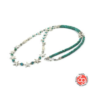 Sunku 39 TN SK-143 STAR BEADS NECKLACE STAR&TURQUOISE BEADS Vo[ r[Y X^[ ^[RCY lbNX