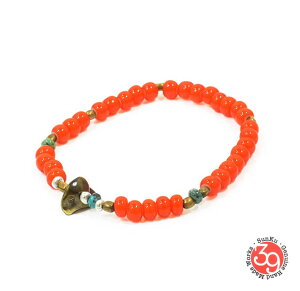 Sunku/39/TNSunku LTD-007 Antique Beads Bracelet Orange AeB[Nr[YuXbgBracelet/uXbgSilver925/Vo[/BRASS/^JAeB[N/^[RCY/TurquoiseANZT[