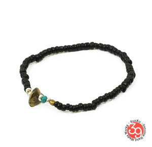 Sunku/39/TNLTD-013 Antique Beads Bracelet BlackAeB[Nr[YuXbgBracelet/uXbgSilver925/Vo[/BRASS/^JAeB[N/^[RCY/TurquoiseANZT[