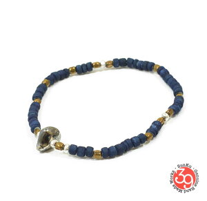 Sunku/39/TNSK-013 Indigo Dye Beads Bracelet(S Beads) AeB[Nr[YuXbgBracelet/uXbgSilver925/Vo[/BRASS/^JAeB[NANZT[