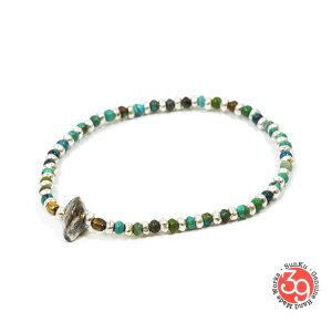 Sunku/39/TNSK-039 Turquise & Silver Beads BraceletAeB[Nr[YuXbgTURQUOISE/^[RCYSilver925/Vo[/BRASS/^JAeB[NY/fB[XANZT[