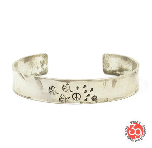 Sunku/39/TNSK-019 Love & Peace Banglebangle/oOSilver925/Vo[AeB[NY/fB[XANZT[