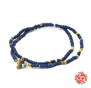 Sunku/39/TNSK-025 Indigo Dye Beads Anklet & Necklace AeB[Nr[YNecklace/lbNX/Anklet/ANbgSilver925/Vo[/BRASS/^JAeB[NY/fB[XANZT[