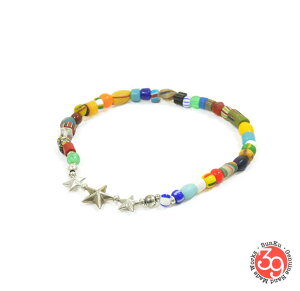 Sunku 39 TN SK-144 MIX Star Beads Anklet Silver Vo[ X^[ AeB[N r[Y ANbg
