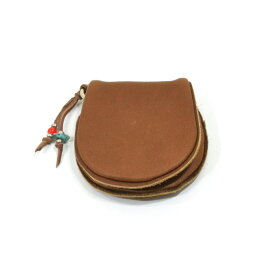 Sunku/39 サンク SK-133 BROWN DEER LEATHER COIN PURSE鹿革 コイン ケース 小銭入れ