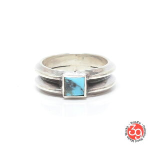 Sunku 39 TN SK-244 W triangle turquoise ring Vo[ O Vv ^[RCY Y fB[X yA
