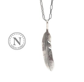 NORTH WORKS ノースワークス N-530 Feather Necklace Silver シルバー フェザー ネックレス