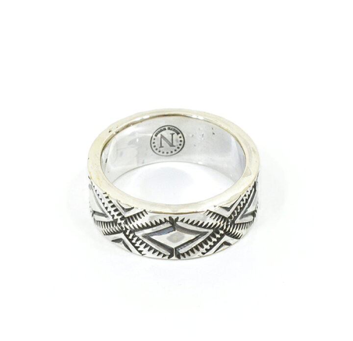 楽天市場】ノースワークス NORTH WORKS W-052 900Silver Stamp Ring 