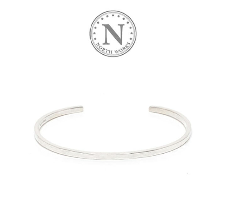 楽天市場】ノースワークス NORTH WORKS W-301 Stamped Bangle Silver 