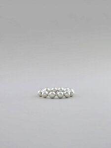 UNKNOWN. �A���m�E�� U065 " BALLCHAIN/2 " RING / SILVER �V���o�[ �����O�V���v�� �����Y ���f�B�[�X