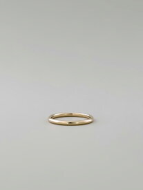 UNKNOWN. U070 “ SUPREME ” RING / K10GOLD アンノウン イエロー ゴールド リングシンプル メンズ レディース