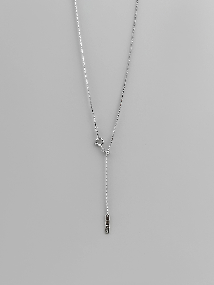 UNKNOWN. アンノウン U108 SV CHAIN NECKLACE SILVER