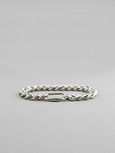 UNKNOWN. �A���m�E�� U245  KIHEI2  BRACELET/ CARABINER / SILVER �V���o�[ �`�F�[�� �u���X���b�g�V���v�� �����Y ���f�B�[�X