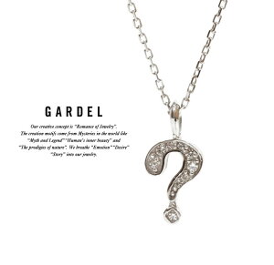 GARDEL K[f/GDP-073SV Natural Question Necklace/lbNXVo[925/silver925/WG[/ANZT[