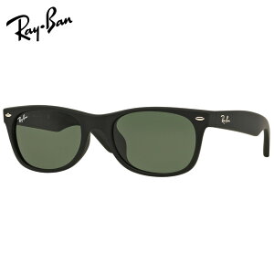 ���C�o���bRayBan NEW WAYFARER CLASSIC RB2132F 622 55mm �u���b�N���o�[/�O���[���N���V�b�NG-15