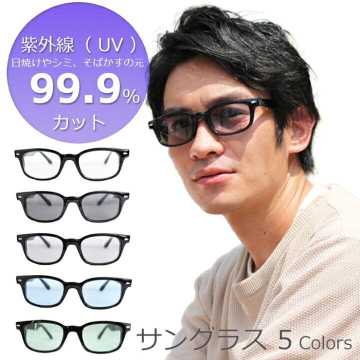 楽天市場 サングラス 伊達メガネ Uvカット ウェリントン 鯖江メーカー企画 メンズ レディース 兼用 モデル 紫外線対策 おしゃれ モデル Eight Tokyo 全国送料無料 Eight Tokyo 楽天市場店