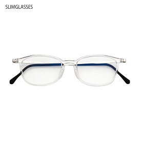 老眼鏡 ブルーライトカット おしゃれ メンズ レディース 兼用 格好いい リーディンググラス うすい シニアグラス 軽い 軽量 ケースセット UVカット スリムグラス slimglasses SL-R75