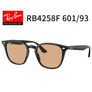 RayBan ���C�o���yRB4258F 601/93�z �T���O���X 52�T�C�Y WASHED LENSES �E�H�b�V���h�����Y �X�N�G�A �|���b�V�� �u���b�N �u���E�� �u�����h �y�������K�i�z