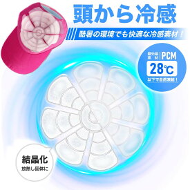 【在庫あり！即納】頭ひんやりクール PCM ヘッドクール 28 ヘッドパッド 子供 大人 キッズ ネッククーラー 帽子 保冷剤 頭 冷却 熱中症対策 暑さ対策 接触冷感 プレゼント 頭皮 ひんやり アイスクール ヘッドパット ヘッドクールパッド 帽子用冷却シート 頭 冷やす グッズ