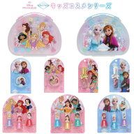 ディズニー キッズコスメ ディズニープリンセス アナと雪の女王 はがせるマニキュア3本セット メイクパレ…