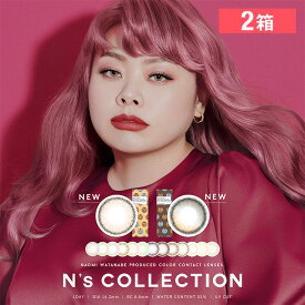 【2箱】 N's Collection エヌズコレクション 渡辺直美 カラコン 14.2mm 度なし 度あり 1da 10枚 カラコン ワンデー カラーコンタクト